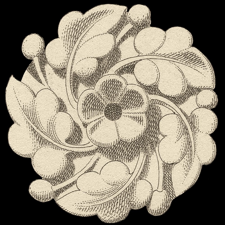 Picture of ARCHITECTURAL ROSETTE III