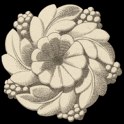 Picture of ARCHITECTURAL ROSETTE V