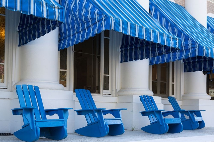 Picture of BLUE AWNINGS
