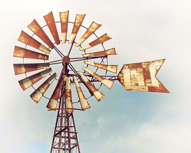 Picture of WINDMILL AND CLOUDS