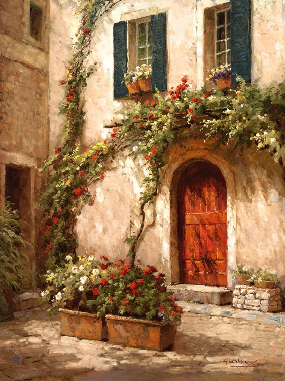 Picture of A RUSTIC COURTYARD