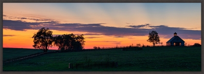 Picture of DAY'S END ON THE FARM 