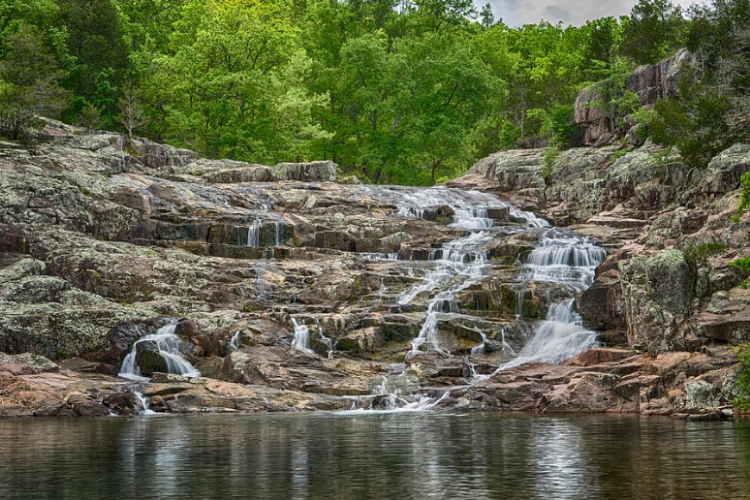 Picture of ROCKY FALLS - OZARK NAT. SCENIC RIV