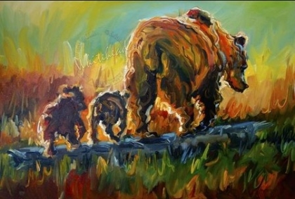 Picture of EVENING BEAR WALK 