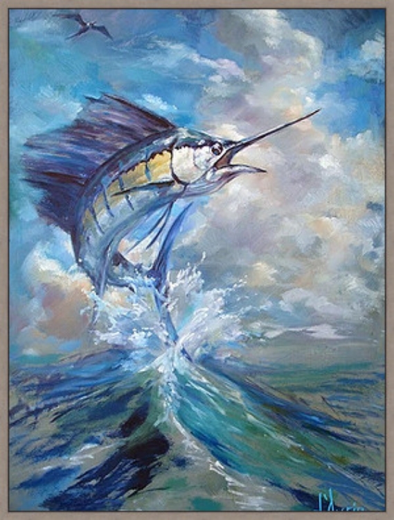 Picture of SAILFISH AND FRIGATE 