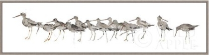 Picture of WATERCOLOR SANPIPER PANEL GREY