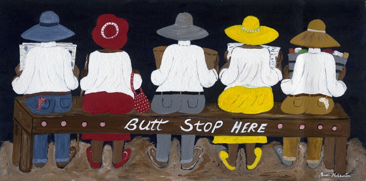 Picture of BUTT STOPS HERE 