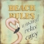 Picture of BEACH RULES