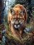 Picture of MOUNTAIN LION IN THE FOREST 2