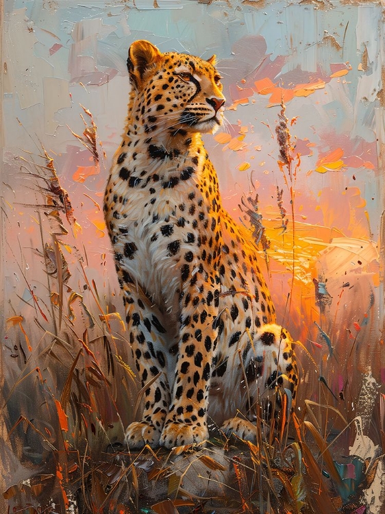 Picture of LEOPARD AT SUNRISE 1