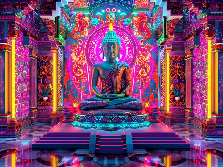 Picture of COLORFUL BUDDHA 2