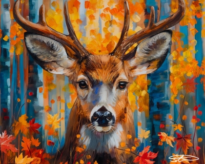 Picture of DEER IN THE FALL