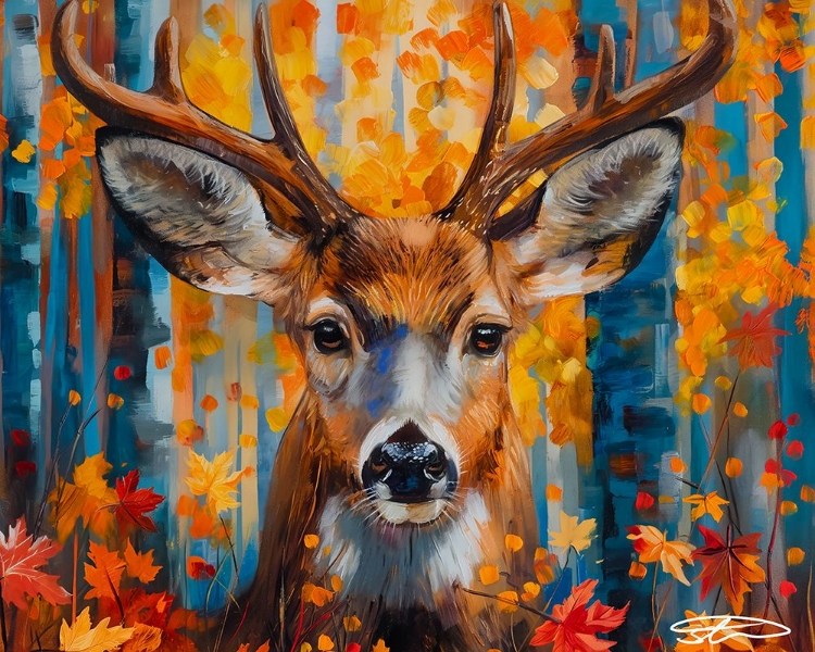Picture of DEER IN THE FALL