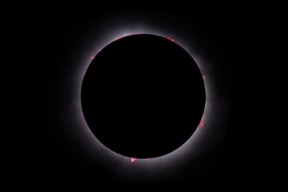 Picture of PROMINENCES TOTAL SOLAR ECLIPSE APRIL 8, 2024