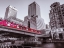 Picture of HIGH RISE BUILDINGS AND A TRAIN, CANARY WHARF, LONDON