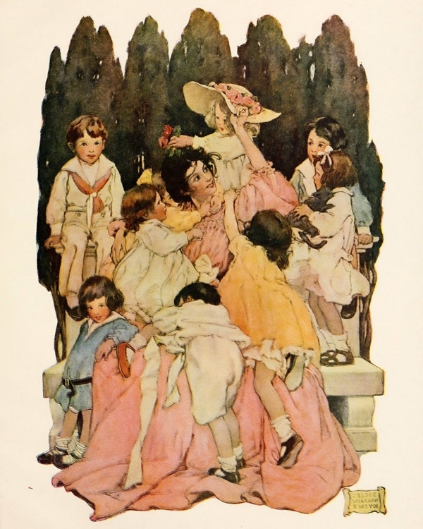 Picture of A CHILDS GARDEN OF VERSES 1905 - MOTHER AND CHILDREN