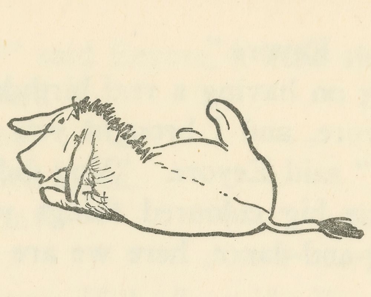 Picture of WINNIE-THE-POOH 1926 - MY BIRTHDAY SAID EEYORE