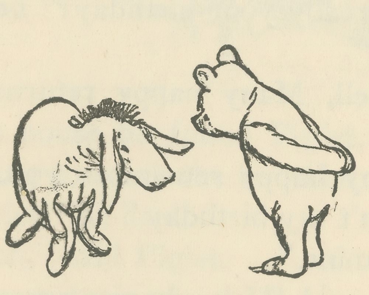 Picture of WINNIE-THE-POOH 1926 - YOU SEEM SO SAD EEYORE