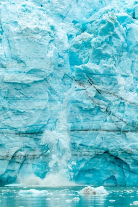 Picture of USA-ALASKA-GLACIER BAY NATIONAL PARK MARGERIE GLACIER CALVING