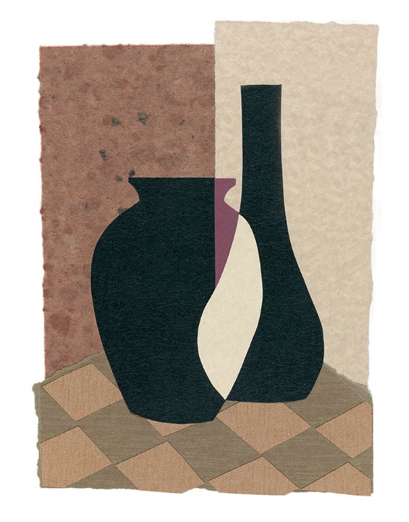 Picture of TWO VASE COLLAGE II