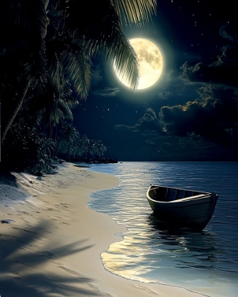 Picture of MOONLIGHT & BOATS 1
