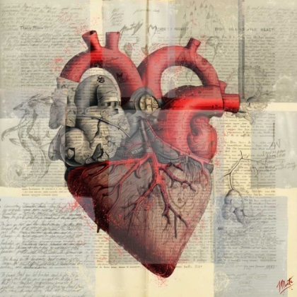 Picture of HEART COLLAGE II