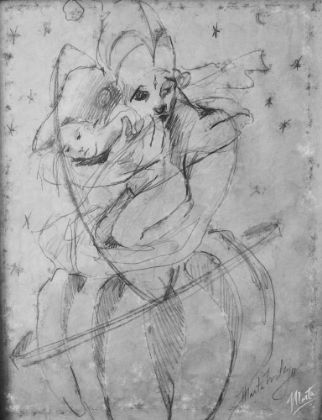 Picture of HARLIQUIN SKETCH I