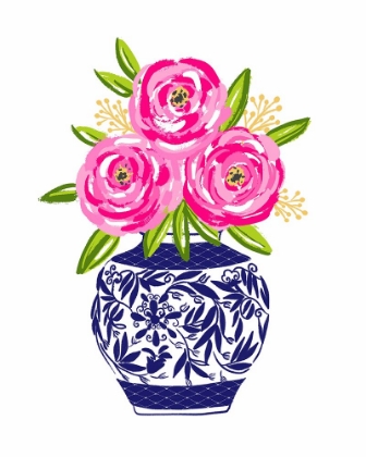 Picture of PREPPY ROSES PINK