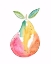 Picture of WATERCOLOR PEAR