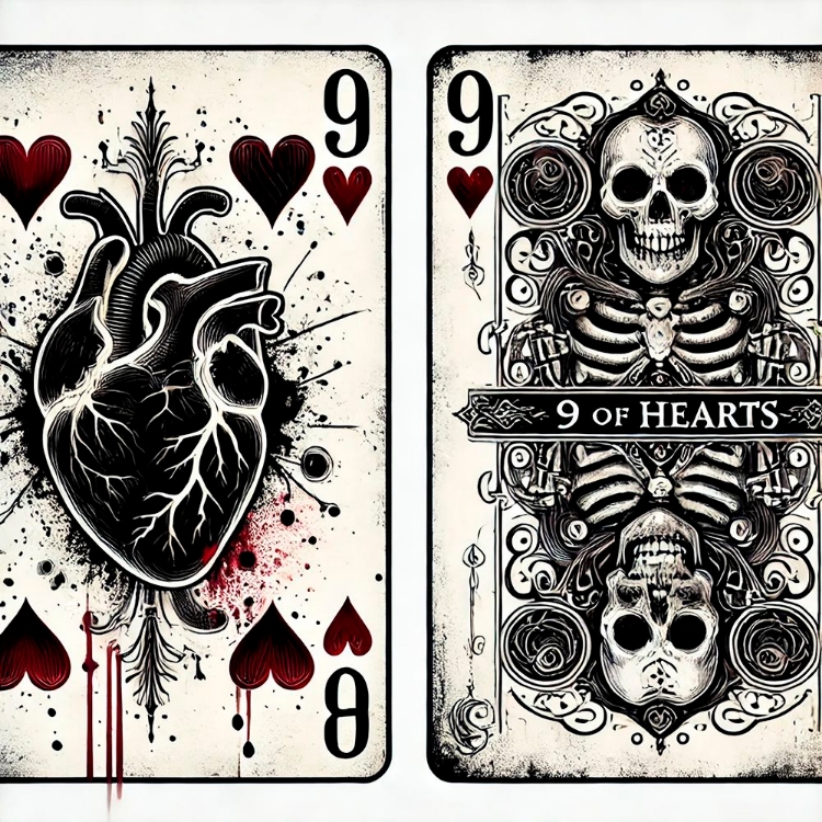 Picture of 9 OF HEARTS