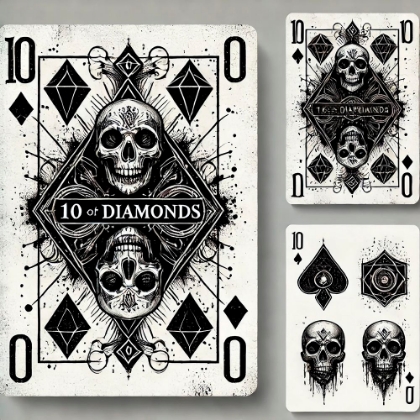 Picture of 10 OF DIAMONDS