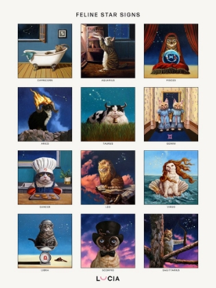 Picture of FELINE STAR SIGNS