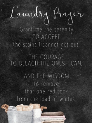 Picture of LAUNDRY PRAYER