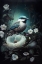 Picture of BIRD IN NEST WITH DREAM FLOWERS (9)