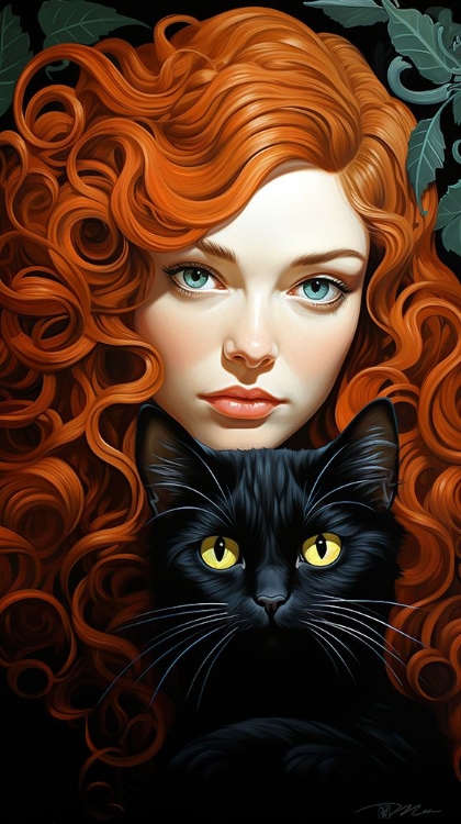 Picture of PORTRAIT WOMEN AND ANIMALS 9