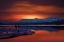 Picture of LAKE MCDONALD AT SUNSET MONTANA