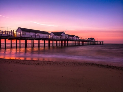 Picture of PIER AT SUNRISE, SOUTHWOLD, UK