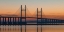 Picture of SEVERN BRIDGE AT DUSK, WALES, UK
