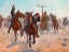Picture of GILCREASE, BREAKING THROUGH THE LINE