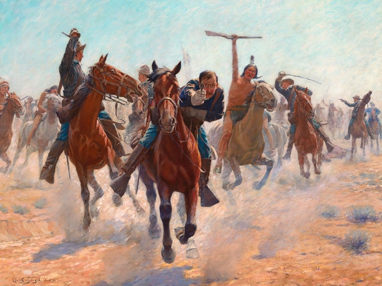Picture of GILCREASE, BREAKING THROUGH THE LINE
