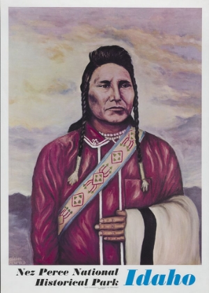 Picture of IDAHO NEZ PERCE NATIONAL PARK VINTAGE TRAVEL POSTER