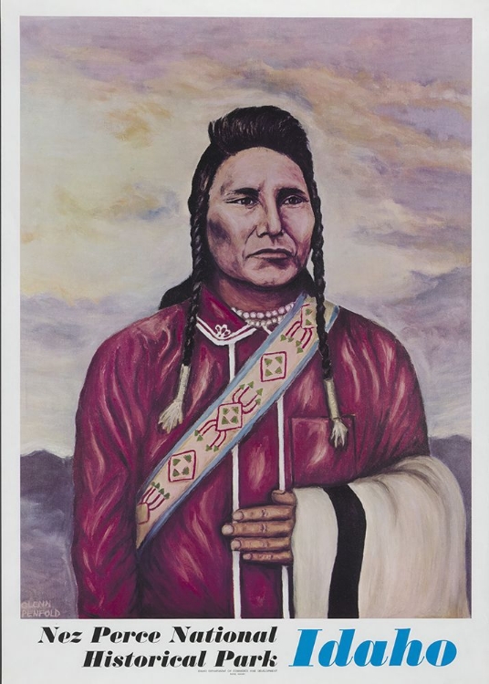 Picture of IDAHO NEZ PERCE NATIONAL PARK VINTAGE TRAVEL POSTER