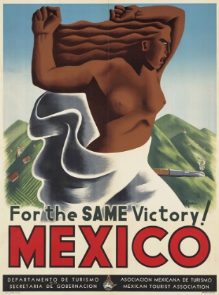 Picture of MEXICO VICTORY VINTAGE TRAVEL POSTER