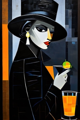 Picture of LADY WITH A DRINK