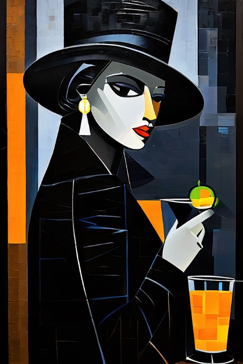 Picture of LADY WITH A DRINK