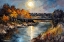 Picture of MOONLIT RIVER BRIDGE