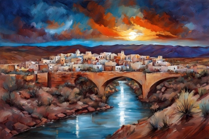 Picture of RIVER IN THE SUNSET