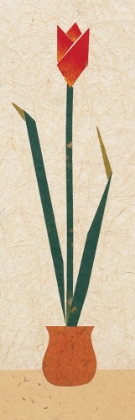 Picture of POTTED ROSE PANEL