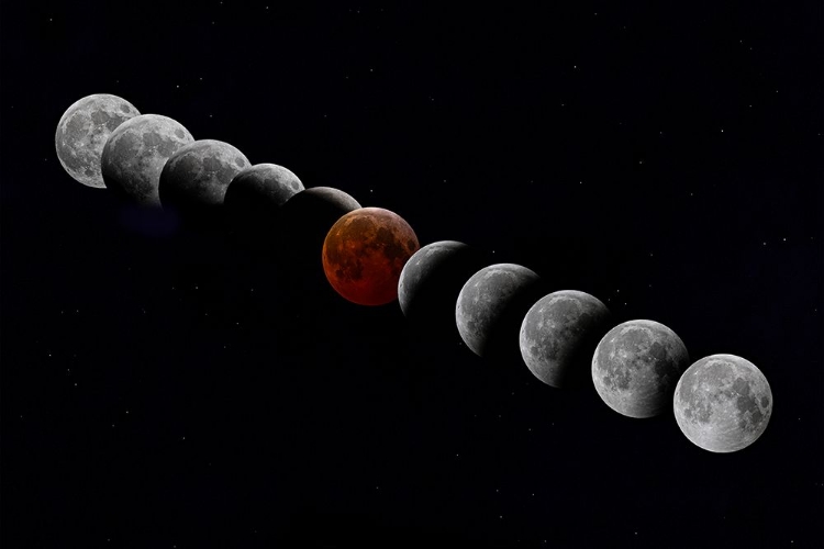 Picture of TOTAL LUNAR ECLIPSE COMPOSITE