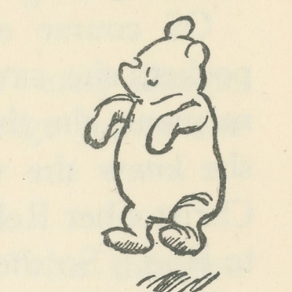 Picture of WINNIE-THE-POOH 1926 - PRACTICING JUMPS III